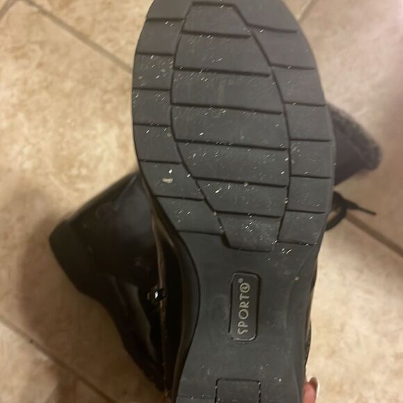 Black Sporto snow boots - Picture 3 of 5